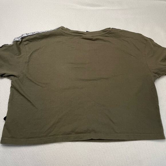 Ellesse Green cropped T-Shirt - Picture 2 of 12